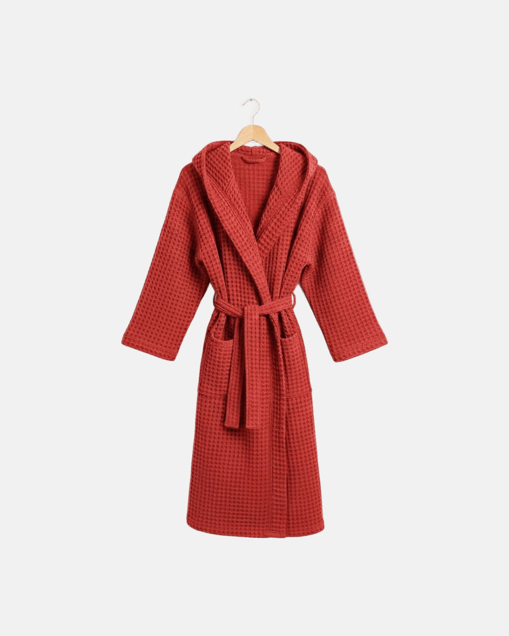 Dressing Gown Waffle Rouge Château