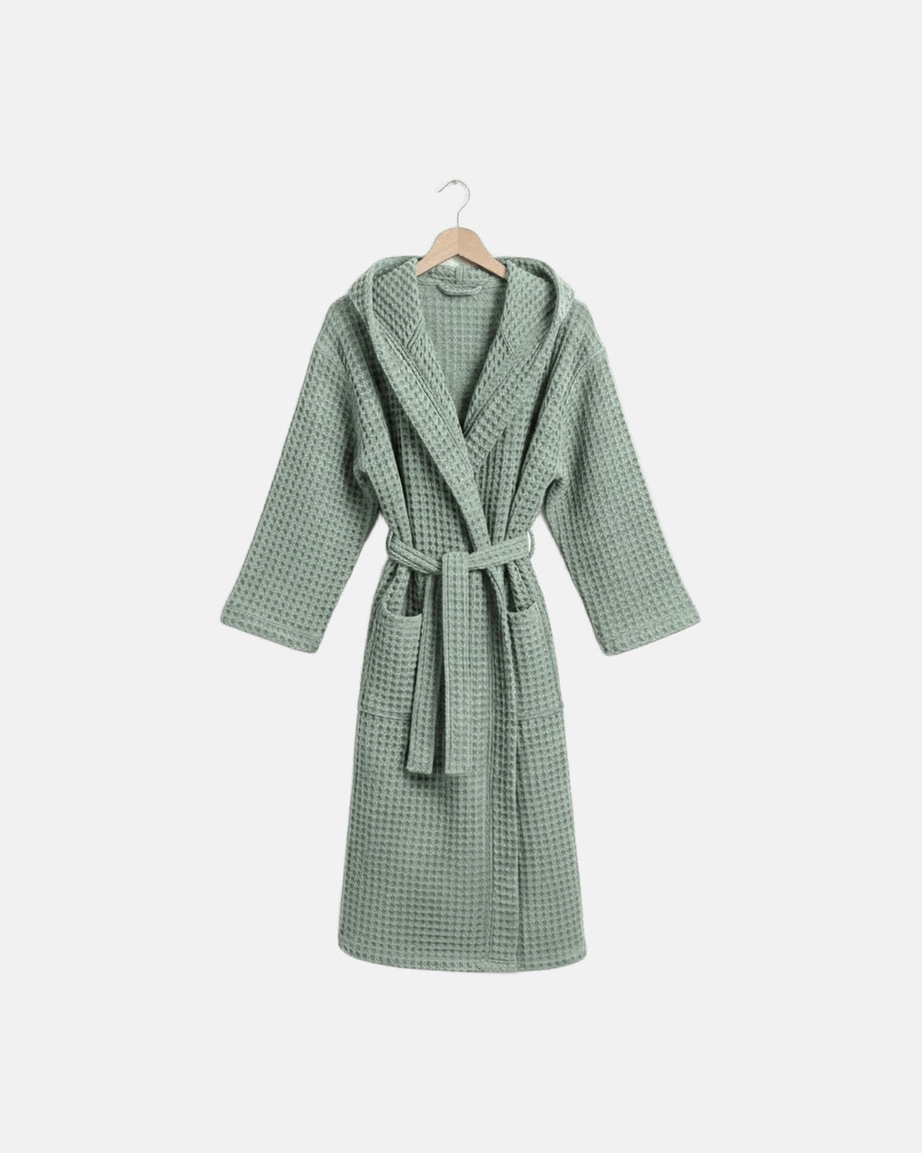 Dressing Gown Waffle Sauge Chaumont