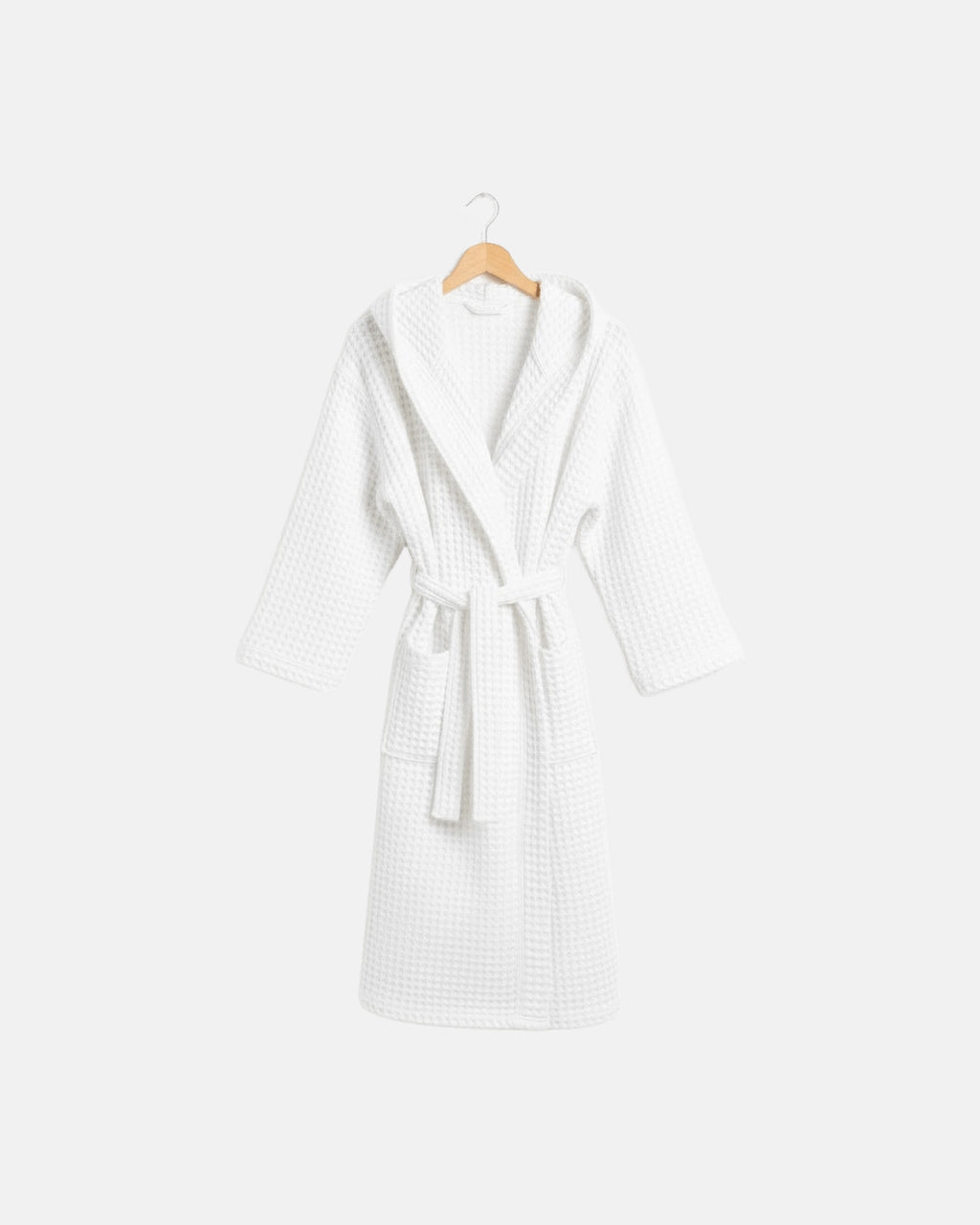 Dressing Gown Waffle Blanc Molitor