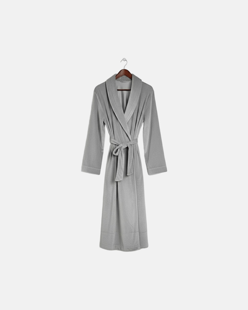 Dressing Gown Velvet Gris Orsay