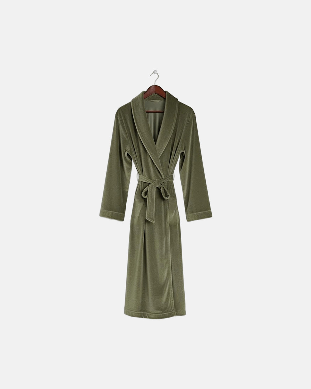 Dressing Gown Velvet Olive Invalides