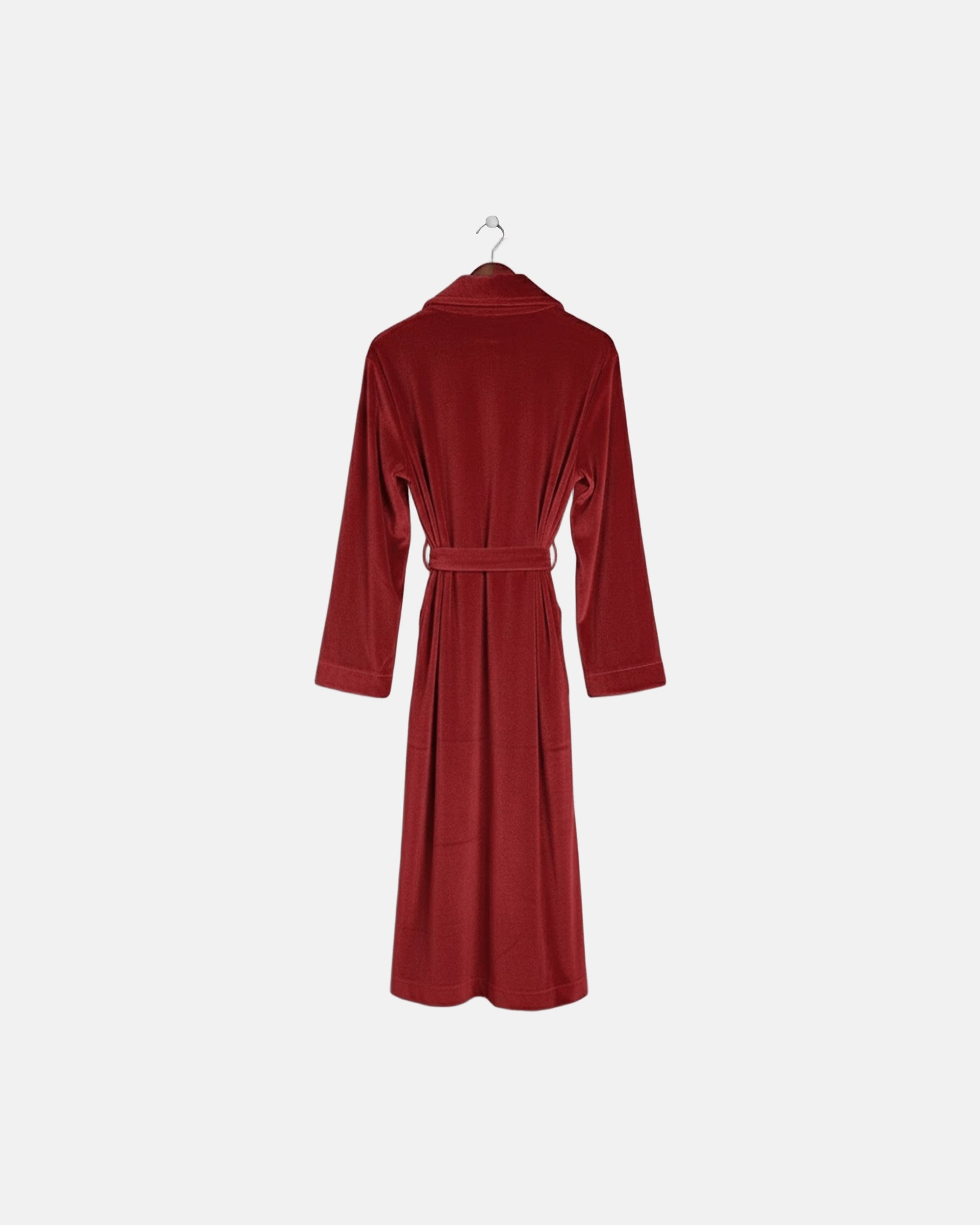 Dressing Gown Velvet Rouge Opéra