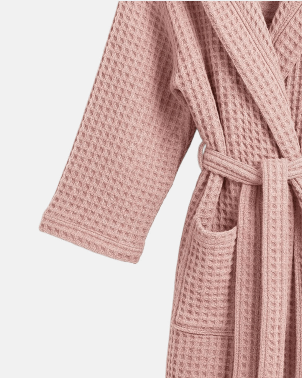 Dressing Gown Waffle Rose Crémieux