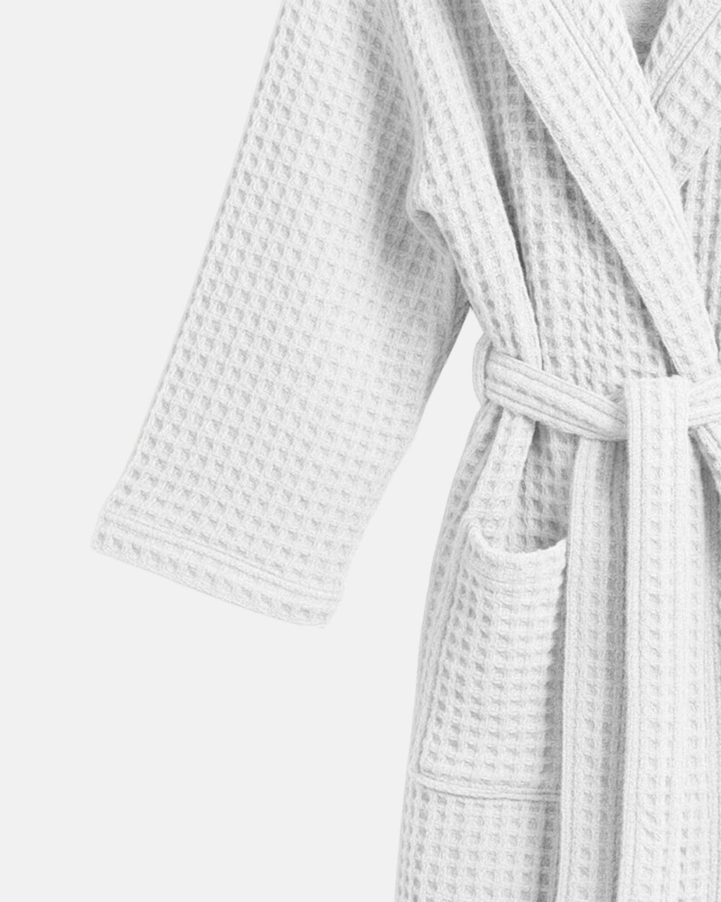 Dressing Gown Waffle Blanc Molitor