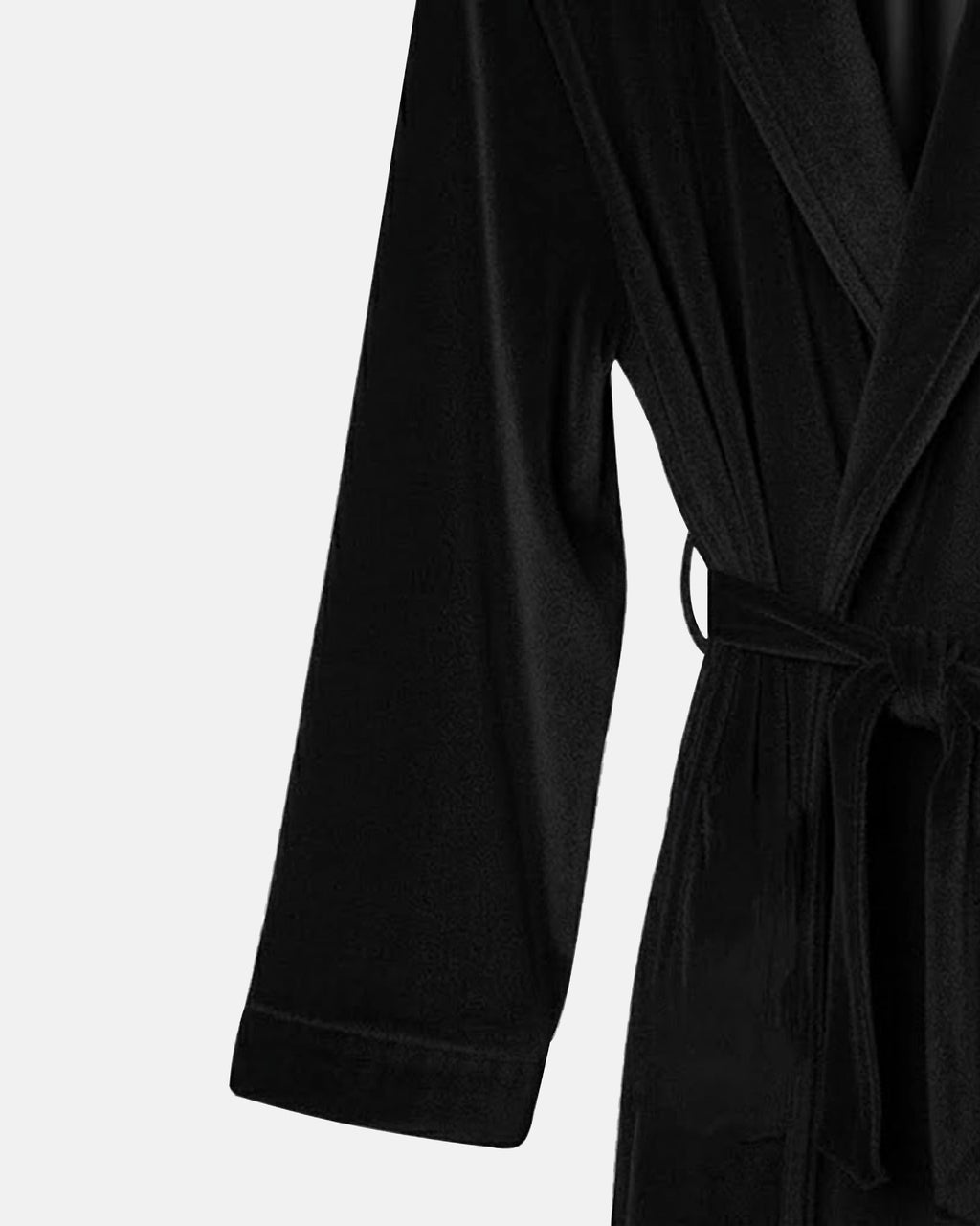 Dressing Gown Velvet Noir Vendôme