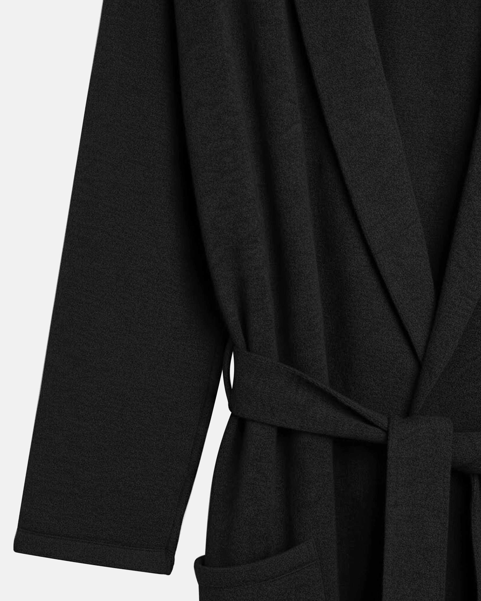 Dressing Gown Cashmere Noir Rivoli