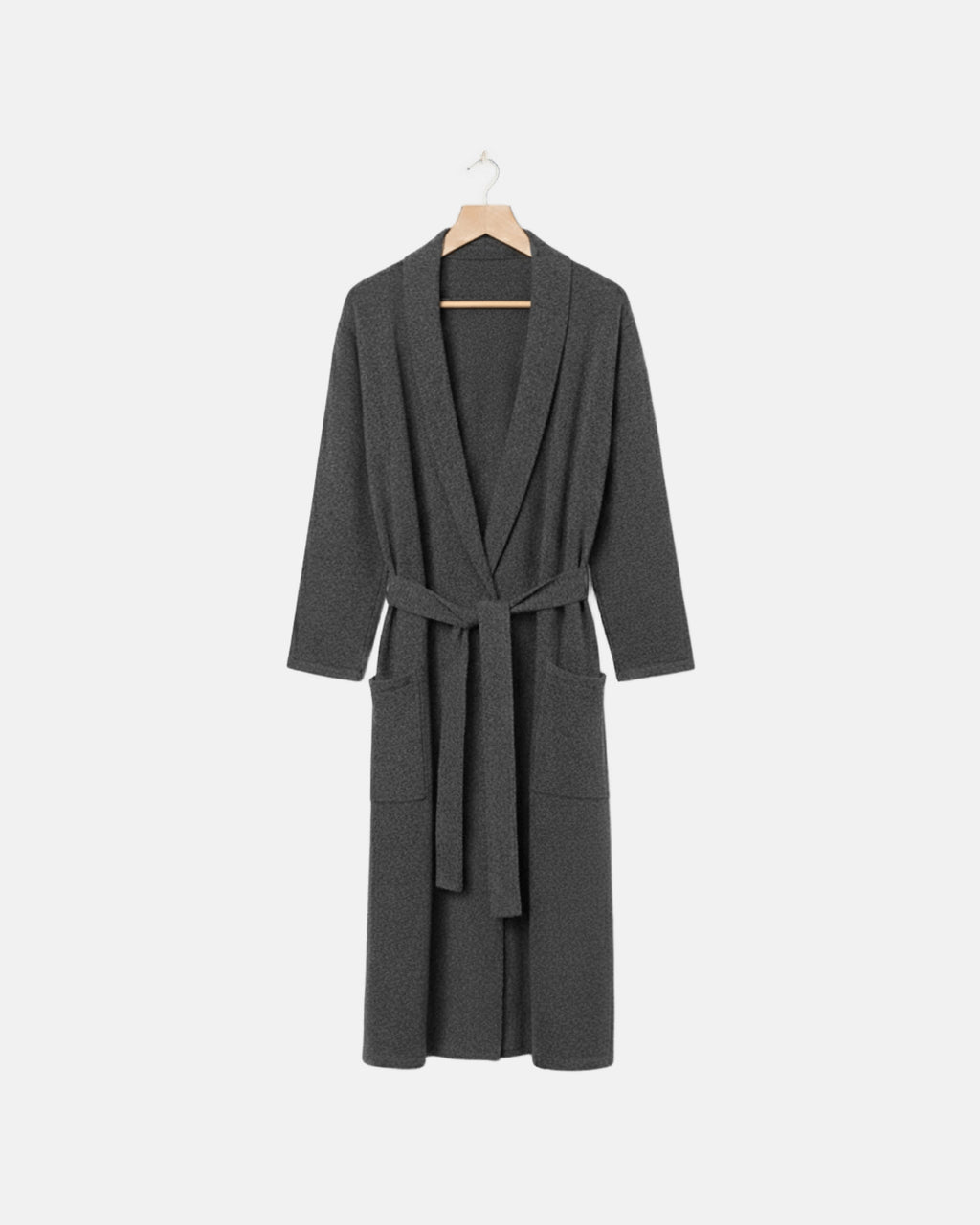 Dressing Gown Cashmere Gris Panthéon