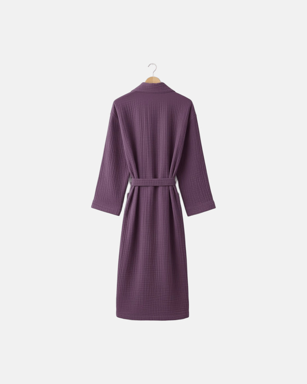 Dressing Gown Muslin Prune Tournelle