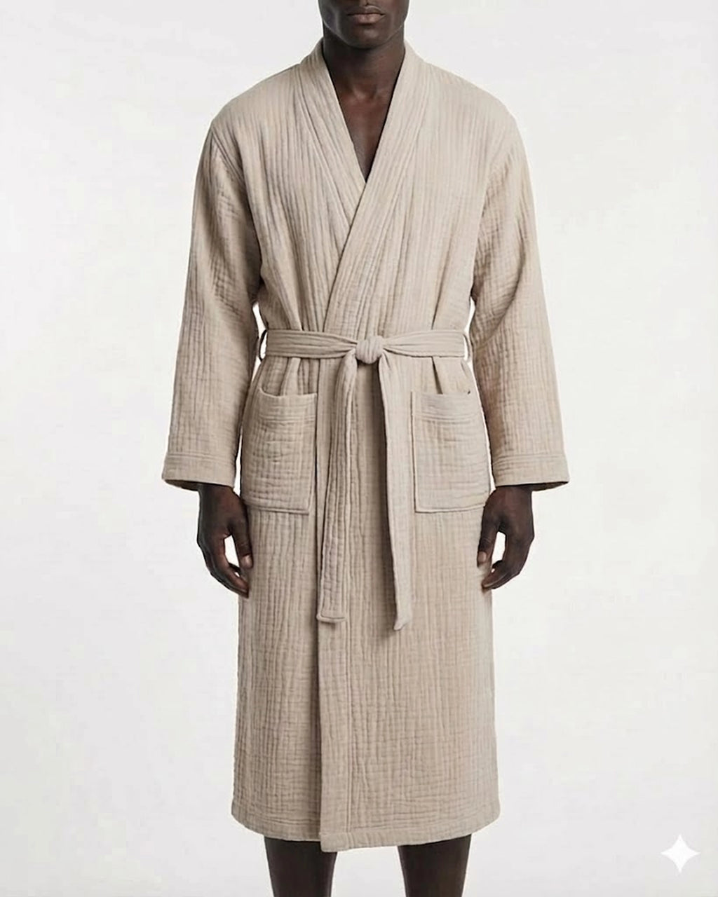 Dressing Gown Muslin Beige Arts
