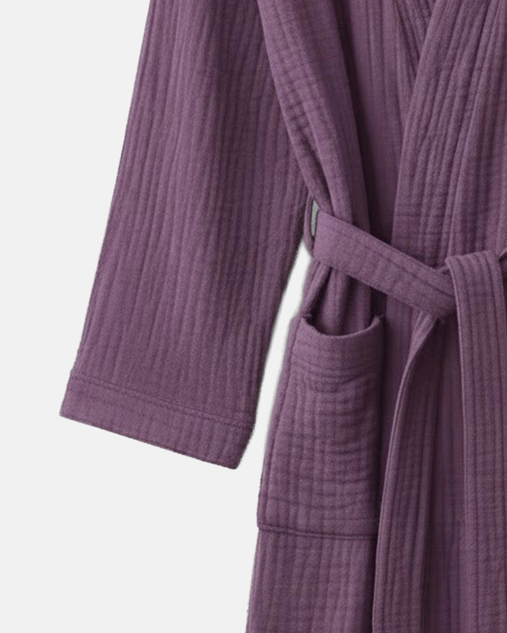 Dressing Gown Muslin Prune Tournelle