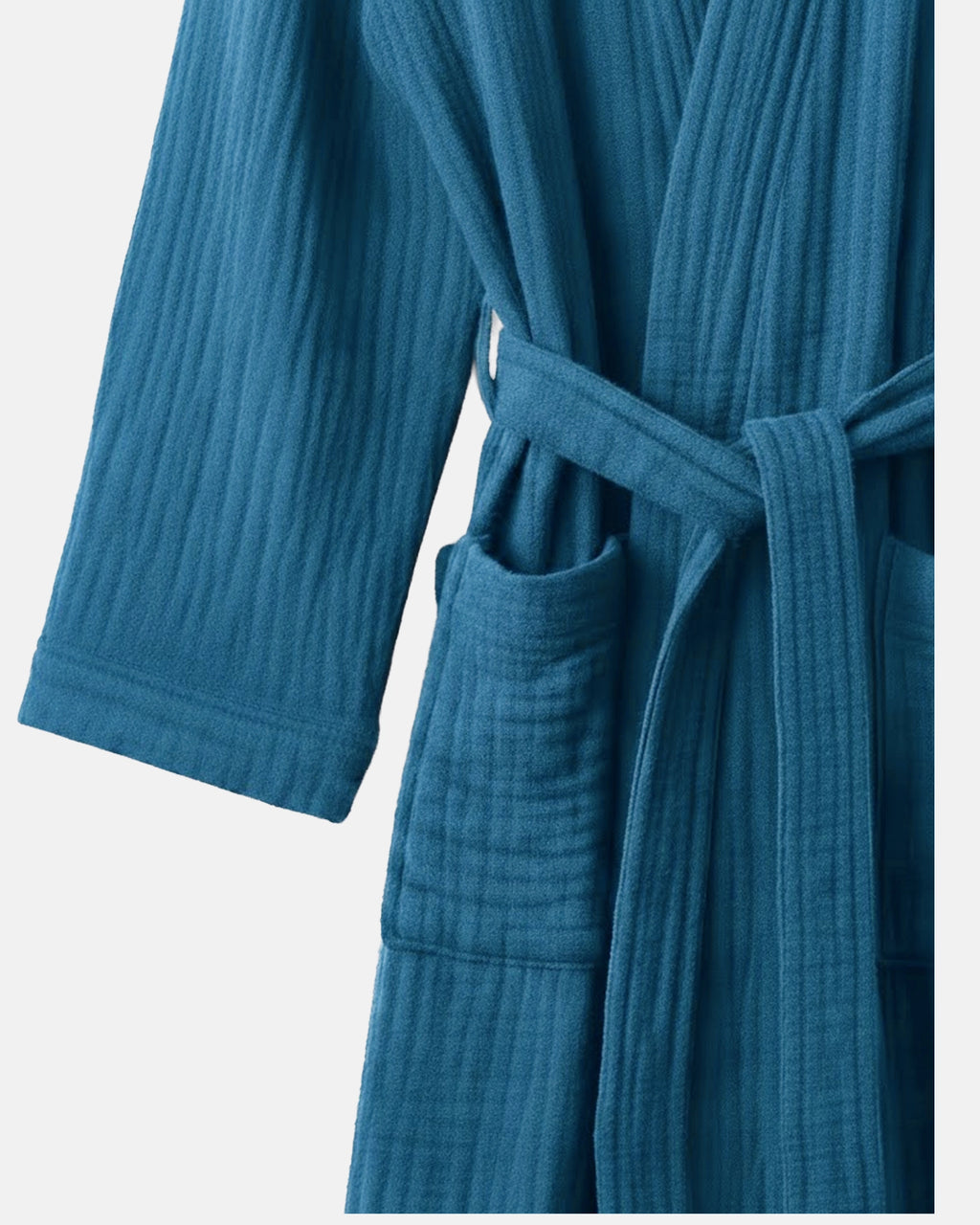 Dressing Gown Muslin Bleu Mirabeau