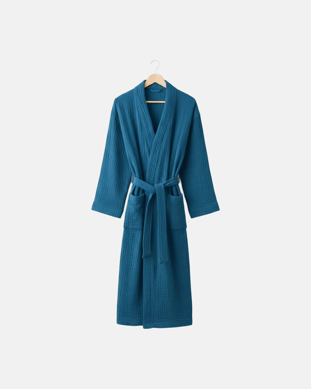 Dressing Gown Muslin Bleu Mirabeau