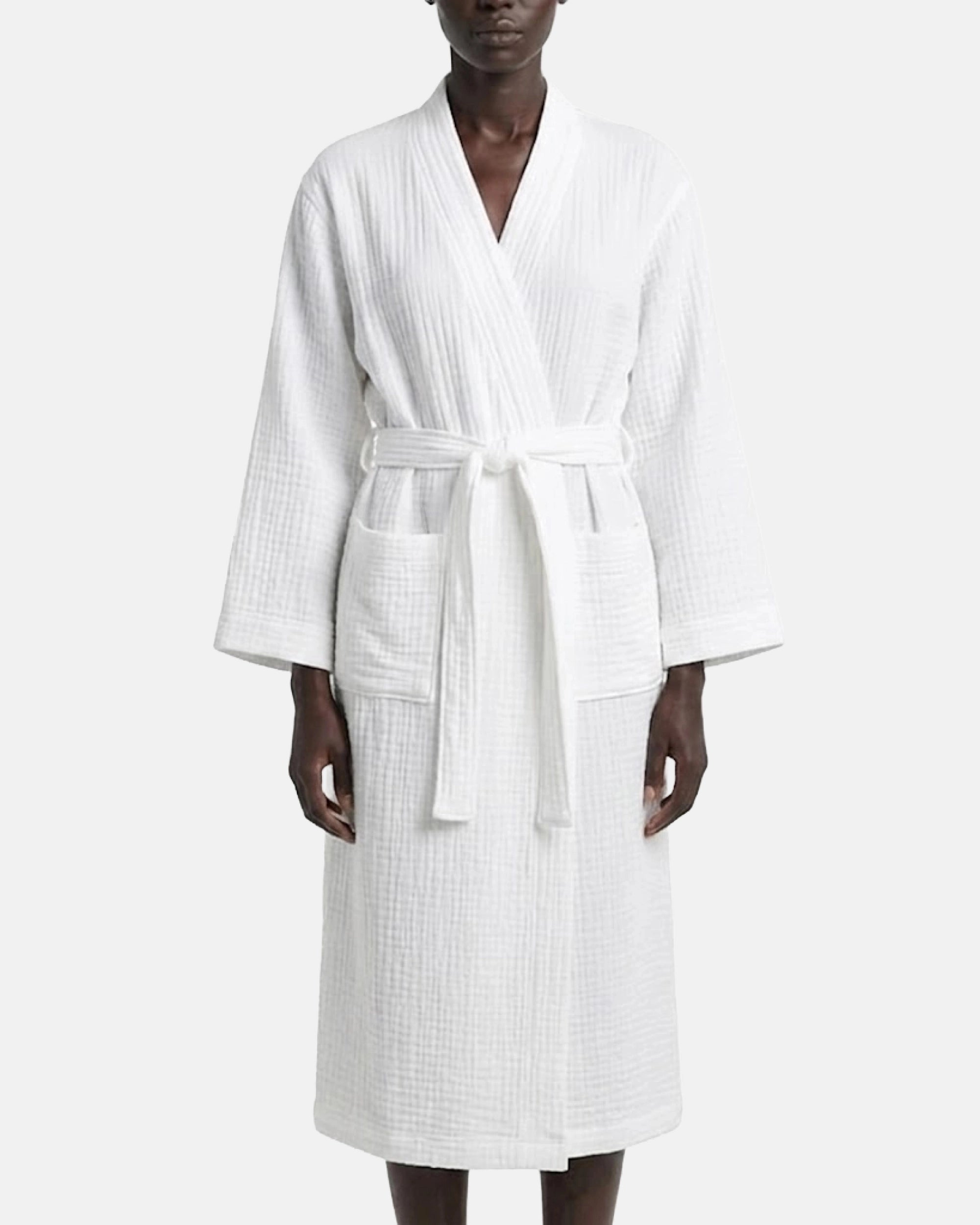 Dressing Gown Muslin Blanc Léna