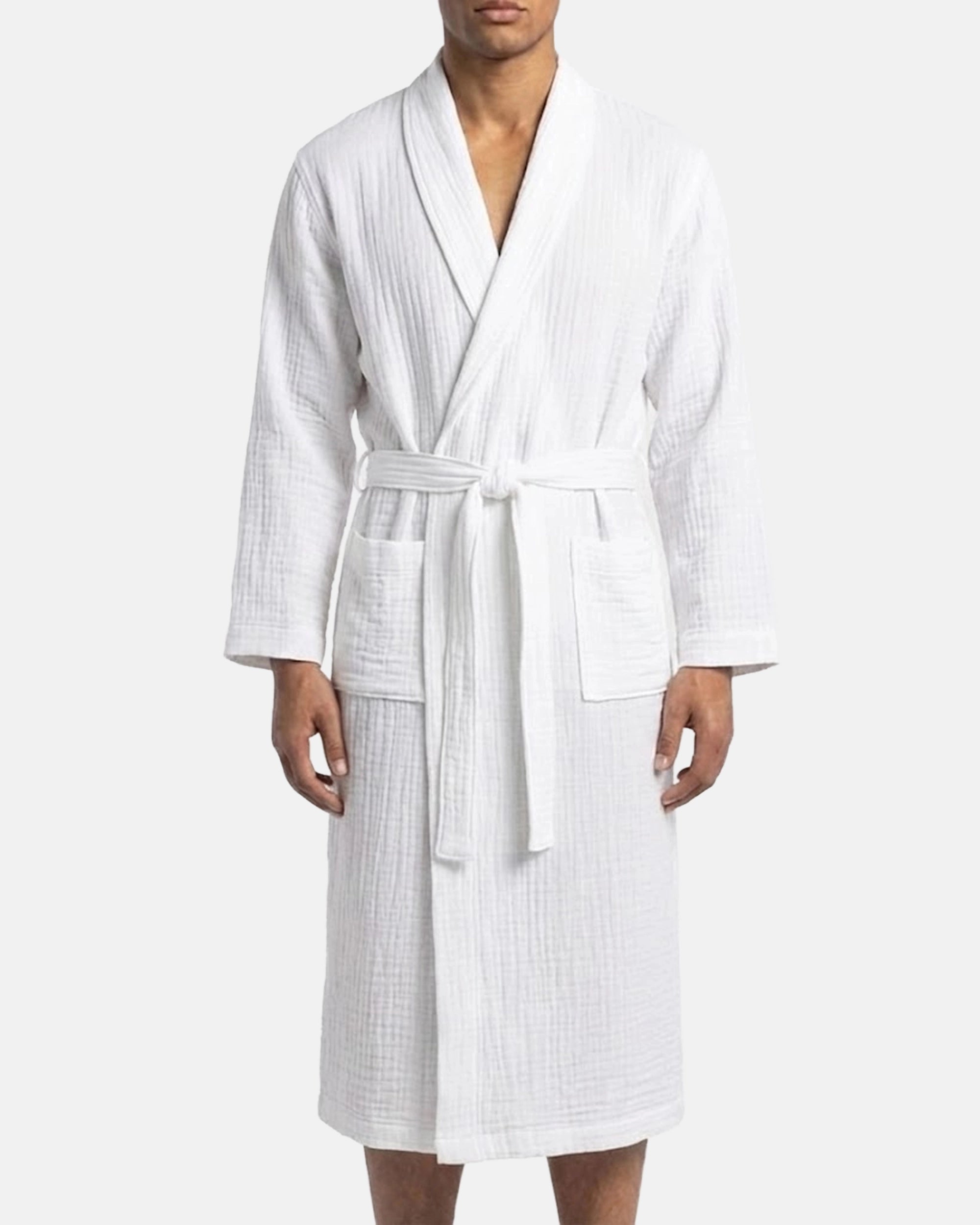Dressing Gown Muslin Blanc Léna
