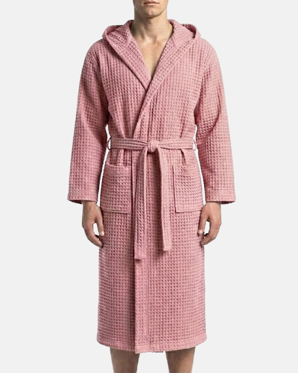 Dressing Gown Waffle Rose Crémieux